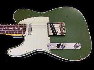 LEFTY! MJT Lake Placid Green Aged Custom Left Hand Guitar Nitro Finish RELIC HSC