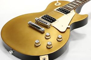 Gibson USA Les Paul 50s Tribute 2016 T Satin Gold Top with Dark Back, a1362