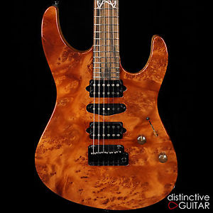 NEW SUHR CUSTOM MODERN GUITAR DISTINCTIVE SELECT ULTRA FIGURED BURL REDWOOD TOP