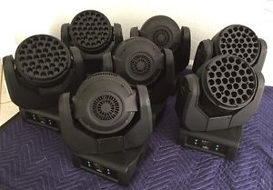 7x CHAUVET Q-Wash 260-LED moving head set + parts