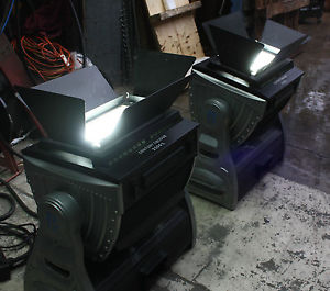 set of 4 Century Color 2500L 2500W architectural CMY colour change wash lights