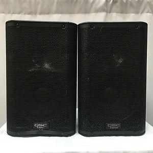 2x USED QSC K8 8" Loudspeaker With 2x Bags