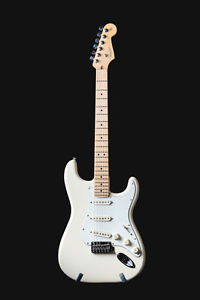 Fender American Standard Stratocaster Olympic White with Maple Fretboard