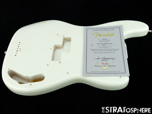 2016 Fender USA Custom Shop Postmodern NOS Precision P BODY Nitro Olympic White