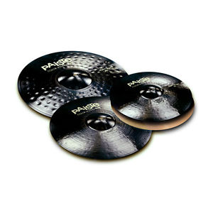 Paiste Color Sound 900 Black 4 Piece Rock Cymbal Set/Free Cymbal Bag-Sticks/NEW