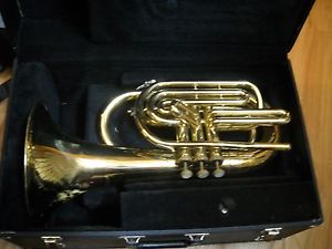 Blessing BM-301 Marching Series Bb Baritone Horn with Case - Lacquer Finish