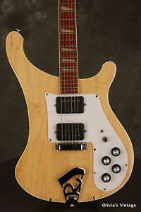 RARE 1974 Rickenbacker 481 non-slant fret MAPLEGLO!!! w/BLACK pickups!!!