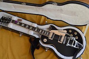 GIBSON LES PAUL TRADITIONAL PRO 2009 BLACK BIGSBY B7 VIBRAMATE SPLIT COIL EXTRAS