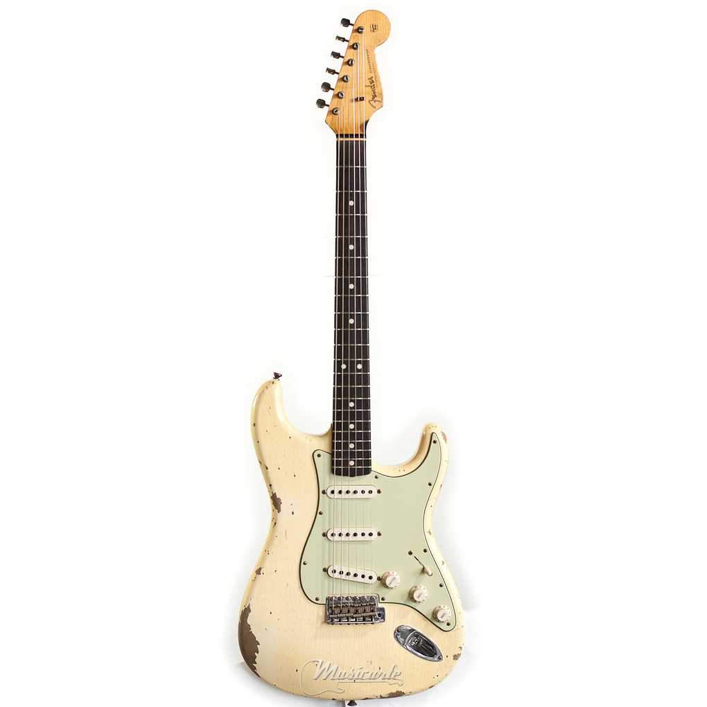 Fender Custom Shop 1962 Heavy Relic Aged White Blonde 9237000104