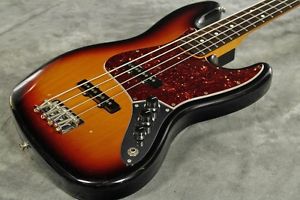 Fender American Vintage 62 JazzBass 3KNOB 3Color Sunburst Electric Bass Guitar