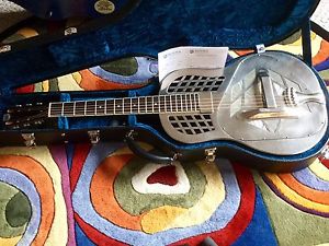 National ResoPhonic Tricone -NRP 2016 Brushed Steel -Custom with Slimline Pickup