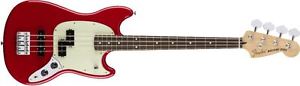 Fender Mustang Bass PJ- Rosewood Fingerboard- Torino Red