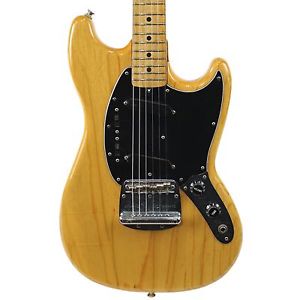 Vintage 1978 Fender Mustang Natural Finish