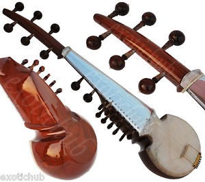 SAROD WITH FIBER CASE~CONCERT QUALITY~AMJAD ALI KHAN STYLE~TUN WOOD~SARUD~SAROOD