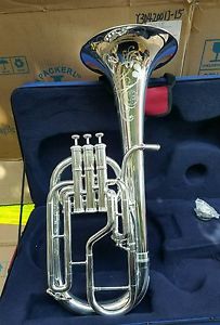 John Packer 072 Silver Alto horn (Engraved Bird by hand)