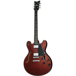 Schecter Corsair w/ T.O.M Gloss Walnut GWAL B-STOCK Semi-Hollow Electric Guitar
