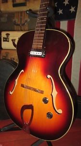 Vintage 1966 Guild T-50 Hollowbody Electric Guitar w/ Original Case