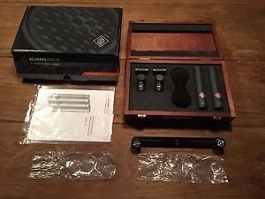 Neumann KM184 Condenser Professional Microphone Stereo Pair - MINT + extra - NR
