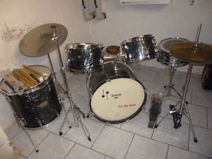Sonor Schlagzeug Anfang 70iger Modell Evans All Weather Made in Western Germany