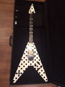 Randy Rhoads/Zakk Wylde Sandoval polka dot flying V, Built by Karl Sandoval