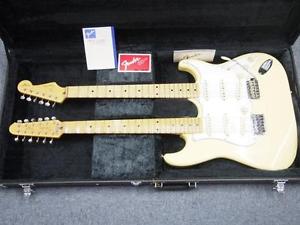Fender Japan STW-230YM Yngwie Malmsteen Double Neck Stratocaster Guitar w/HC