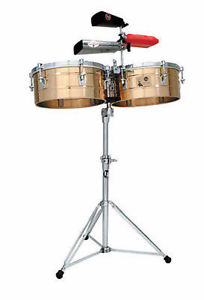 LATIN PERCUSSION LP BRONZE TIMBALES 14 LP257-BZ