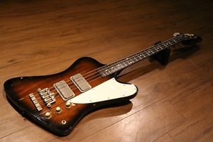 1990 Greco TB-1100 Thunder Bird Electric Vintage Bass Japan Free Shipping w/SC