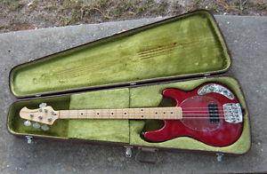 RARE VINTAGE 1983 USA PRE ERNIE BALL MUSIC MAN STINGRAY BASS GUITAR & CASE L@@K