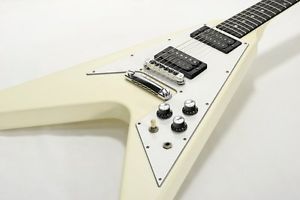 Gibson USA Flying V 67 Ebony Fingerboard Classic White, a1361