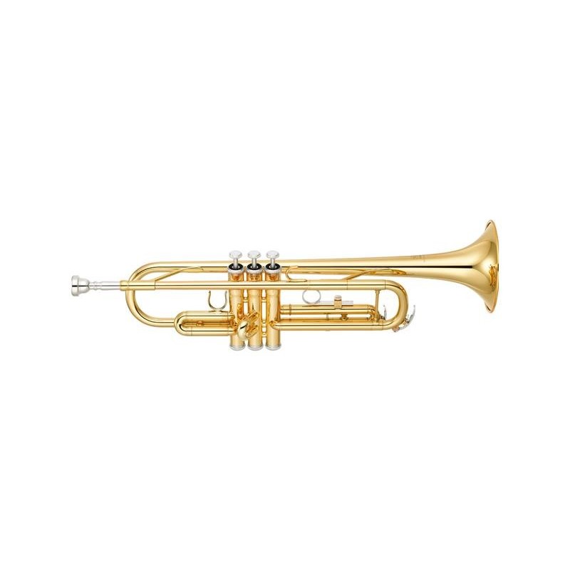 YAMAHA YTR3335 YTR-3335 TROMBA IN SIB LACCATA ORO GOLD REVERSE CON ASTUCCIO