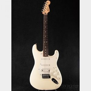 Fender Standard Stratocaster HSS -Arctic White / Rosewood- 2015 FROM JAPAN/512