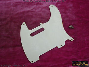 Vintage 1955 Fender Telecaster single ply pickguard 1954 1956 1957 1958 1959