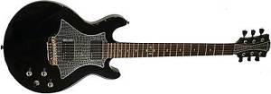 LAG Roxane R1500 SD2 Black Guitar