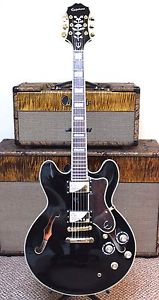 Epiphone Sheraton-II Pro in Ebony MINT CONDITION! sheraton-2, FREE S&H IN U.S.48