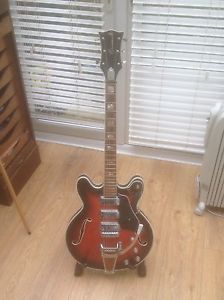 Vintage Crucianelli Semi-Acoustic Guitar
