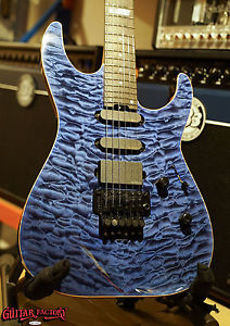 ESP USA Custom Shop M-III Cobalt Blue Gloss EMG Guitar NEW Floyd Rose