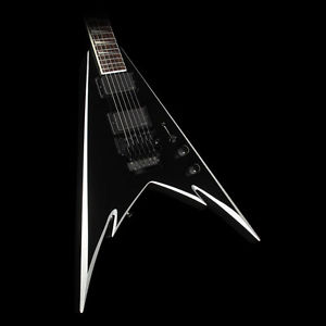 Jackson X Series Phil Demmel Demmelition King V PDX-2 Guitar Black Silver Bezels