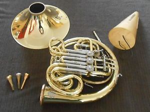 (Cuivre) Double corne Francaise    GEBR."ALEXANDER MAINZ"