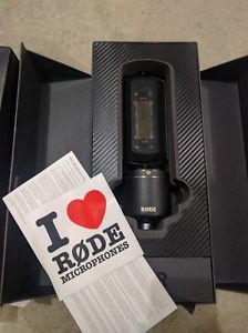 Rode NTR Active Ribbon Recording Figure 8 Studio Internal Shock Mount Microphone