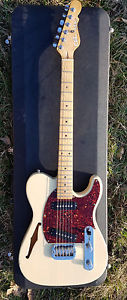 Trans Blonde G&L USA ASAT Special Semi-Hollow Guitar with extra set of pickups!