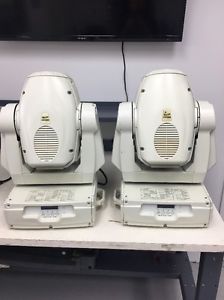 2 Elation 250W Design Spot 250 Pro White Version Pair