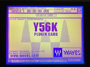 Waves Y56K Expansion Card And Manuals for Yamaha AW4416 / AW2816