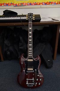 Gibson SG Standard Electric Guitar with Bigsby Tremolo and Case