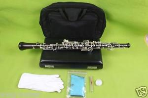 New oboe C Tone ebony wood Body silver plated semi-automatic professional