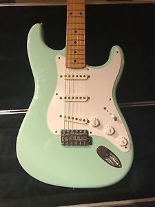 Fender Stratocaster MIM Surf Green with Upgraded Suhr Pickups and Molded HSC