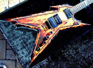 NEW DEAN DIMEBAG RAZORBACK EXPLOSION ELECTRIC GUITAR W/Case