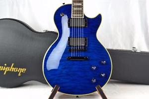 EPIPHONE LES PAUL CUSTOM PROPHECY PLUS EX WITH EPI CASE, Int'l Buyers Welcome