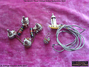 Vintage 1959 Gibson Les Paul PAF Wiring Harness Standard Burst CENTRALAB 1960 !!