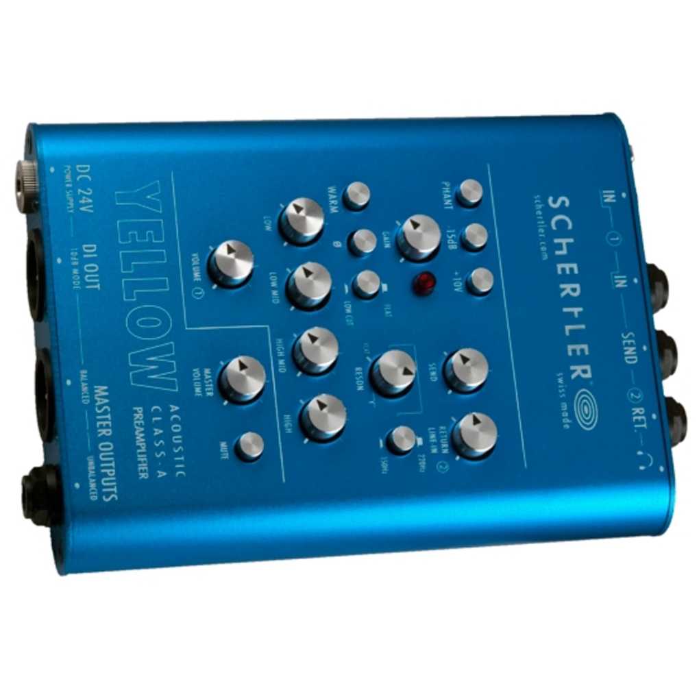 SCHERTLER YELLOW SINGLE PREAMPLIFIER