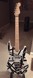 Black And White Custom Guitar